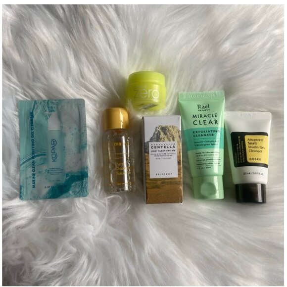 Cleansing Sample Bundle; COSRX Skin 1004 Kopari Banila Co & Rael‎ Beauty - Picture 1 of 4